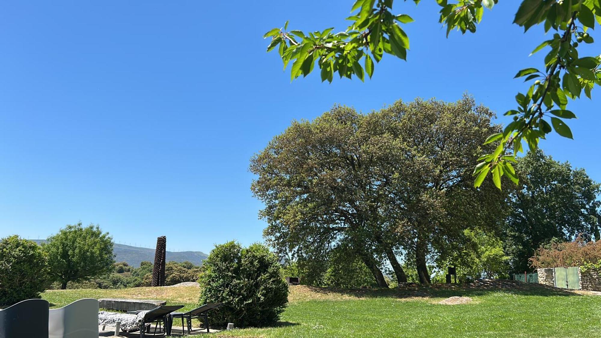 casa rural de un artista en plena naturaleza piscina y parque de esculturas en villarcayo Exterior foto